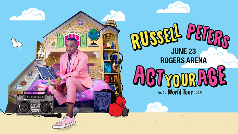 Russell Peters - Act Your Age Tour - At Rogers Arena on 23 June 2022