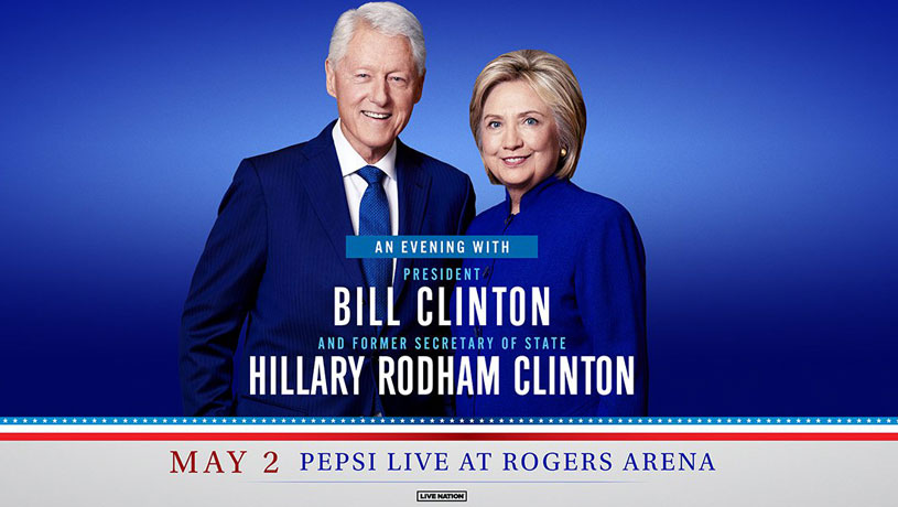 An Evening With President Bill Clinton and Former Secretary of State Hillary Rodham Clinton