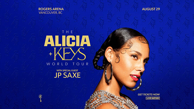 Alicia Keys` World Tour Performance at Rogers Arena on 29 August 2022