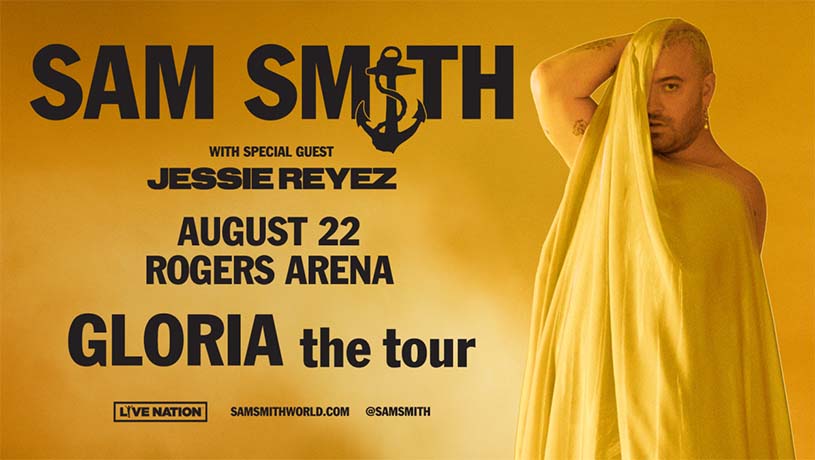 San Smith`s GLORIA The Tour at Rogers Arena Vancouver