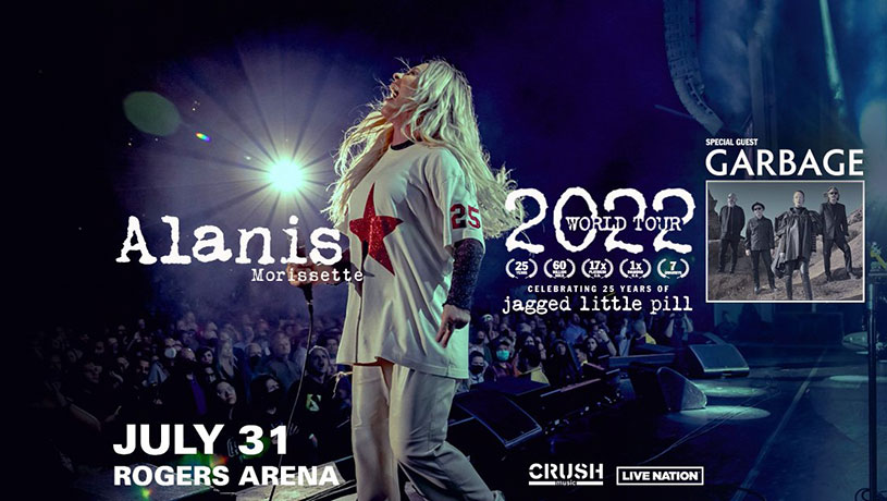 Alanis Morissette World Tour 2022 at Rogers Arena on 31 July 2022