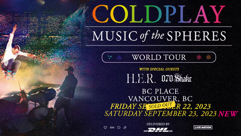 Coldplay: Music Of The Spheres World Tour - delivered by DHL 