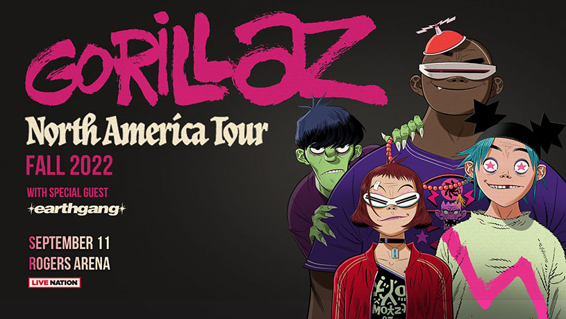 Gorillaz North American Tour at Rogers Arena, Vancouver