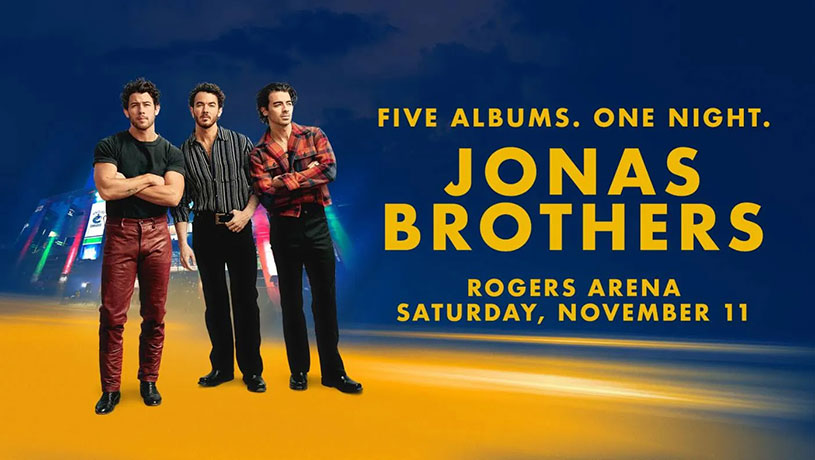 The Jonas Brothers performed at Rogers Arena, Vancouver