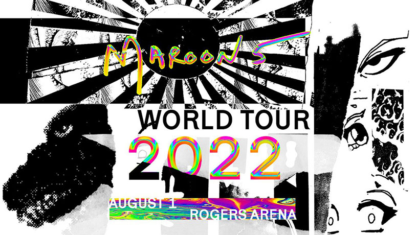 Maroon 5 World Tour 2022 Performance at Rogers Arena, Vancouver