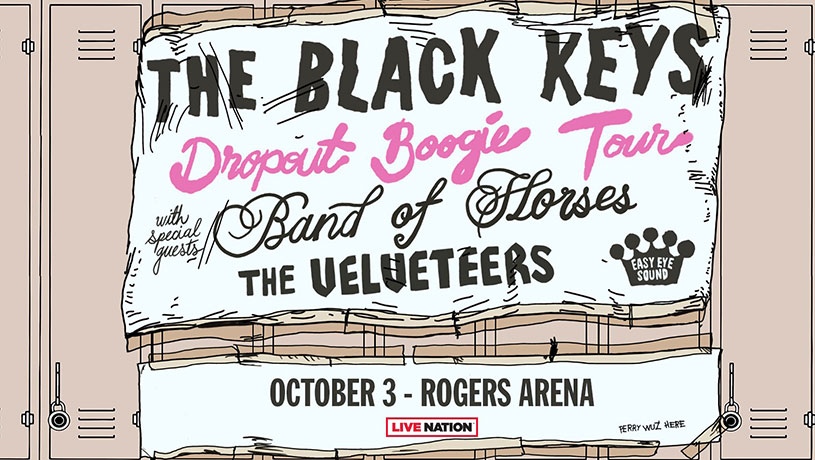 Black Keys` The Dropout Boogie Tour at Rogers Arena, Vancouver on 3 October 2022