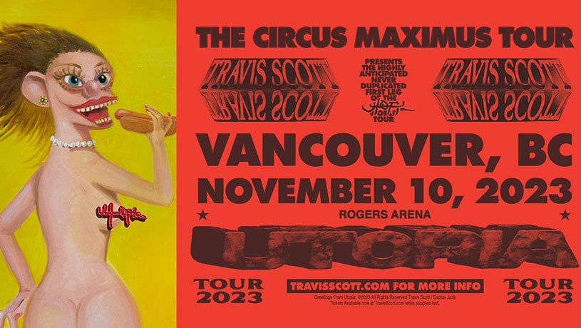 Travis Scott Utopia Tour in Vancouver